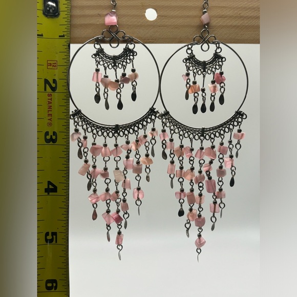 Silver Alpaca Peruvian Earrings NWOT - Picture 3 of 3